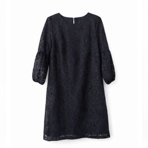 Ann Taylor Petite Elegant Midnight Blue Lace Dress -Size 12P